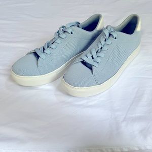 GREATS - The Royale Knit Women's Sneakers in Light Blue, Size 8.5, New